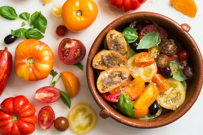 Tomato Salad with Anchovy's